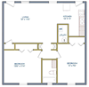 Two Bedroom One Bath